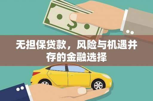 外埔无担保贷款，风险与机遇并存的金融选择