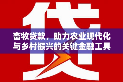 外埔畜牧贷款，助力农业现代化与乡村振兴的关键金融工具