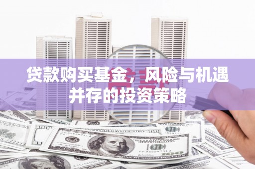 外埔贷款购买基金，风险与机遇并存的投资策略