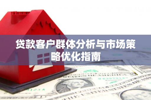 外埔贷款客户群体分析与市场策略优化指南