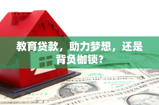外埔教育贷款，助力梦想，还是背负枷锁？
