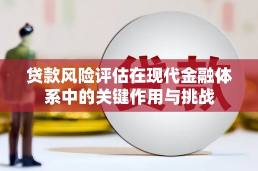 外埔贷款风险评估在现代金融体系中的关键作用与挑战