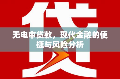 外埔无电审贷款，现代金融的便捷与风险分析