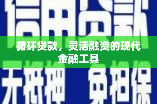 外埔循环贷款，灵活融资的现代金融工具