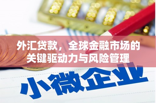 外埔外汇贷款，全球金融市场的关键驱动力与风险管理