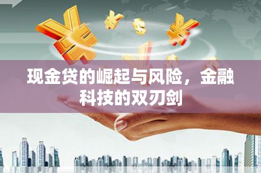 外埔现金贷的崛起与风险，金融科技的双刃剑