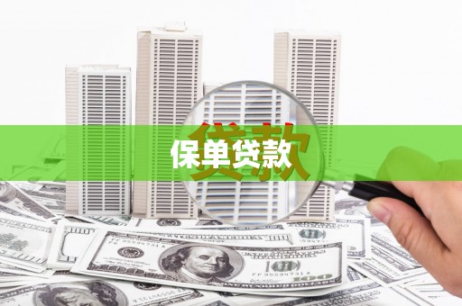 外埔保单贷款