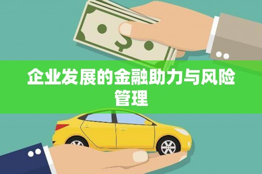 外埔企业发展的金融助力与风险管理