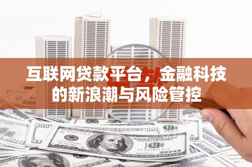 外埔互联网贷款平台，金融科技的新浪潮与风险管控