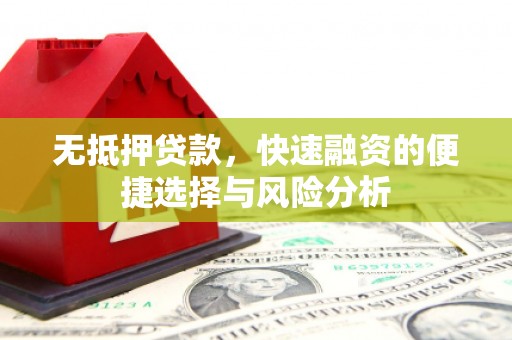 外埔无抵押贷款，快速融资的便捷选择与风险分析
