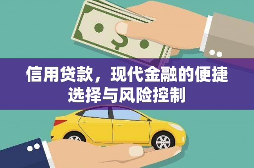 外埔信用贷款，现代金融的便捷选择与风险控制
