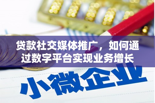 外埔贷款社交媒体推广，如何通过数字平台实现业务增长