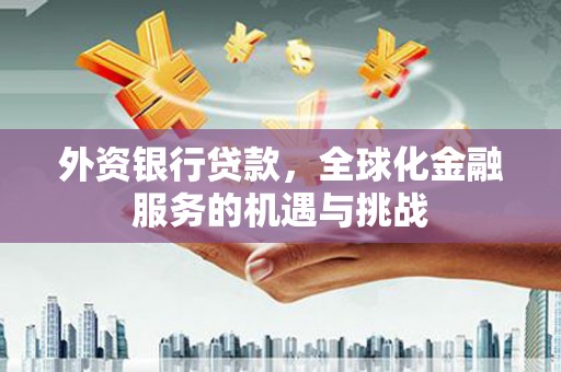 外埔外资银行贷款，全球化金融服务的机遇与挑战