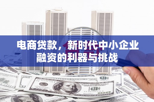外埔电商贷款，新时代中小企业融资的利器与挑战
