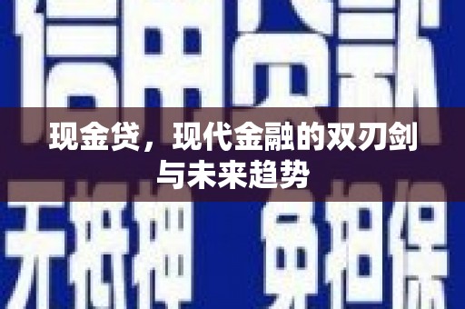 外埔现金贷，现代金融的双刃剑与未来趋势