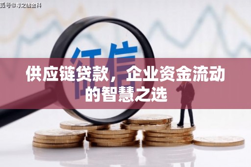 外埔供应链贷款，企业资金流动的智慧之选
