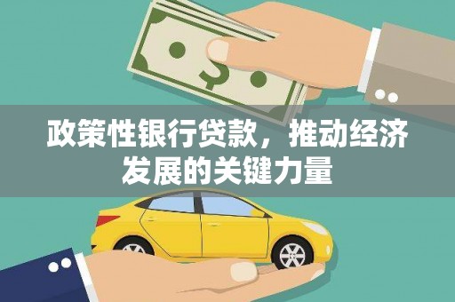 外埔政策性银行贷款，推动经济发展的关键力量