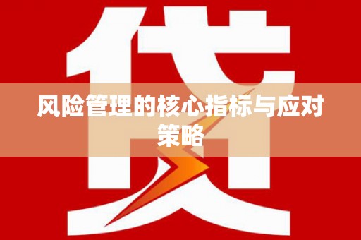 外埔风险管理的核心指标与应对策略