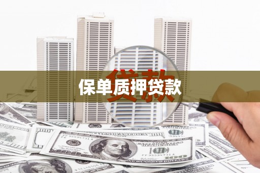 外埔保单质押贷款