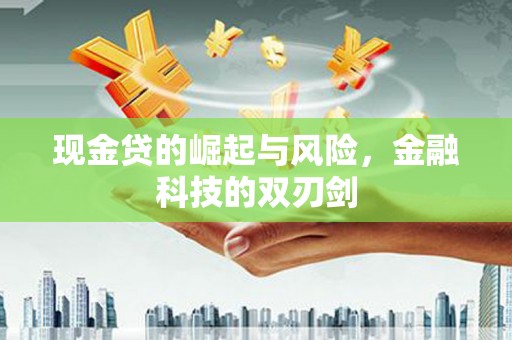 外埔现金贷的崛起与风险，金融科技的双刃剑