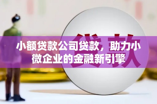 外埔小额贷款公司贷款，助力小微企业的金融新引擎
