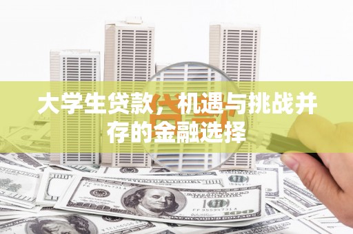 外埔大学生贷款，机遇与挑战并存的金融选择