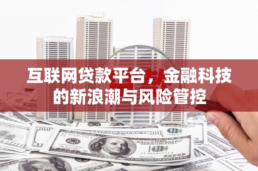 外埔互联网贷款平台，金融科技的新浪潮与风险管控