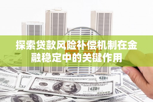 外埔探索贷款风险补偿机制在金融稳定中的关键作用