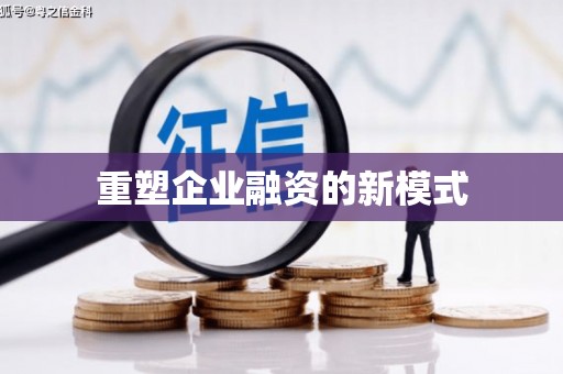 外埔重塑企业融资的新模式