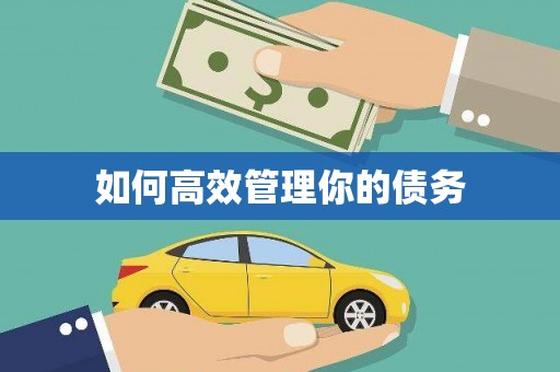 外埔如何高效管理你的债务