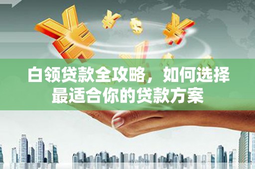外埔白领贷款全攻略，如何选择最适合你的贷款方案