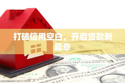 外埔打破信用空白，开启贷款新篇章