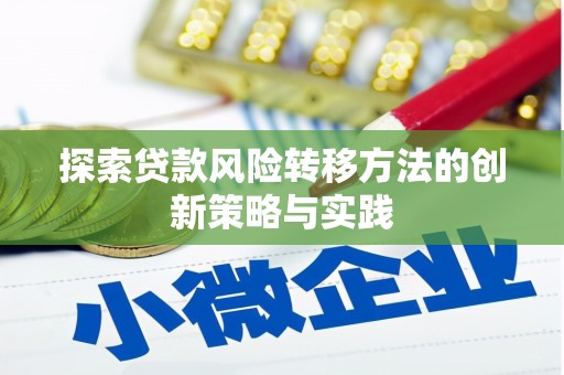外埔探索贷款风险转移方法的创新策略与实践